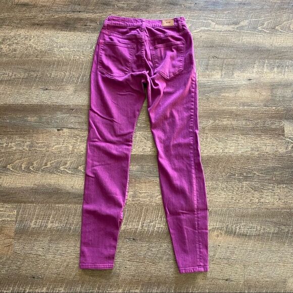 Urban Outfitters Jeans High Rise Cigarette Ankle Skinny BDG Purple - Picture 5 of 11